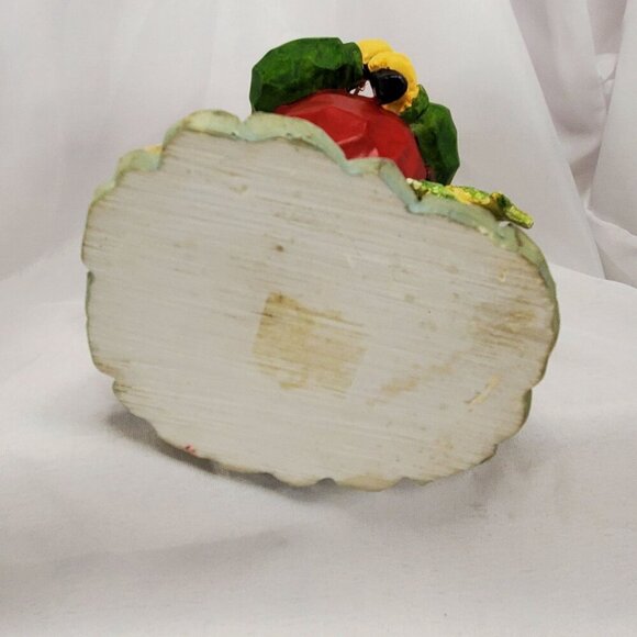 VTG Fishing Santa Claus Figurine Holding Rod & Fish Snagged his Bottom 9" Tall - Picture 12 of 13